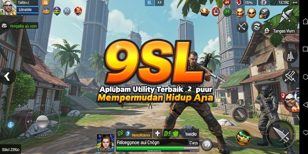 Tampilan utama aplikasi 9SL yang menarik dan mudah digunakan.