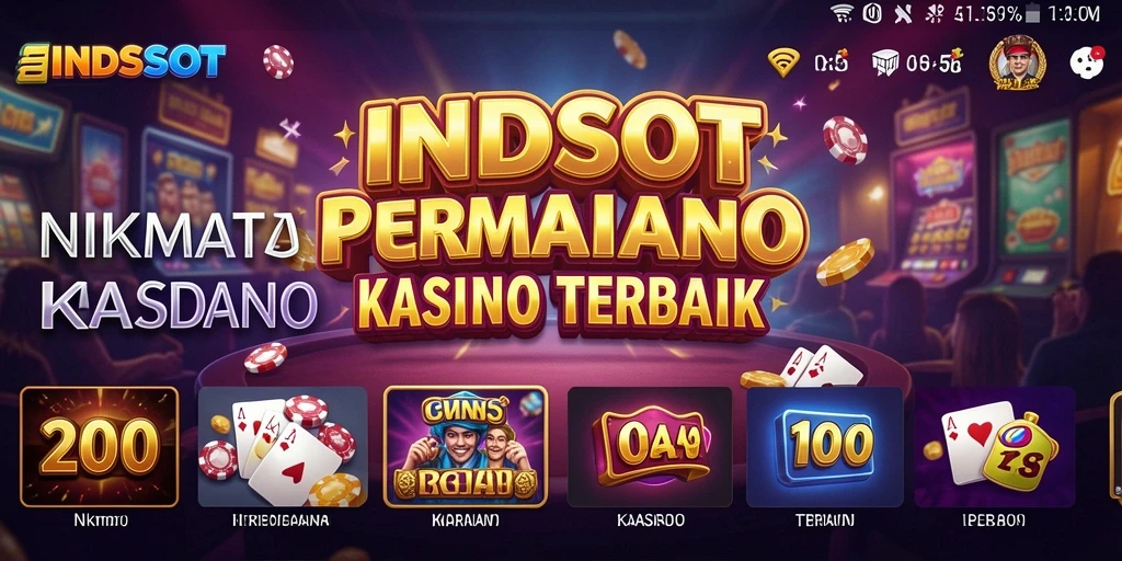 Tampilan menarik dari gameplay INDSLOT yang penuh warna.