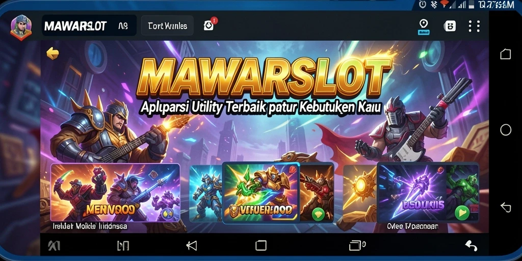Screenshot MAWARSLOT menampilkan fitur pengingat yang efisien dalam aplikasi Utility.