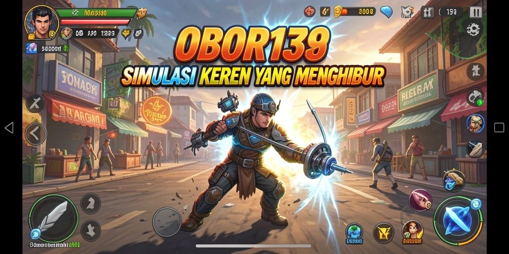 Tampilan menarik dari permainan simulasi OBOR138 yang penuh warna.